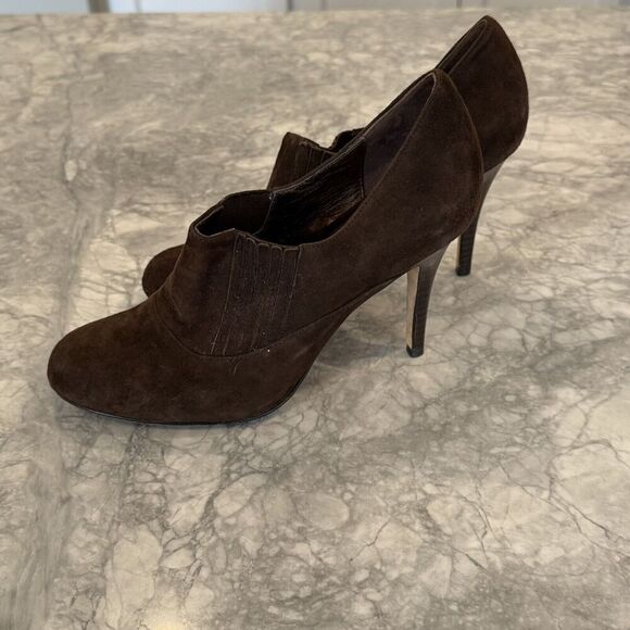 Cole Haan NA Sole Women’s Ankle Boots Brown Suede Sz 7.5 B - Picture 1 of 6